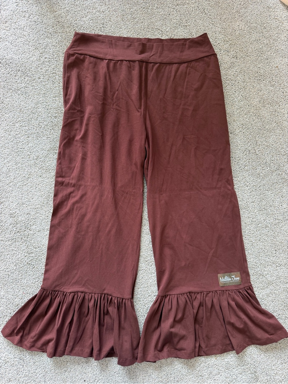 Women’s Matilda Jane Big Ruffle Pants- Size XL